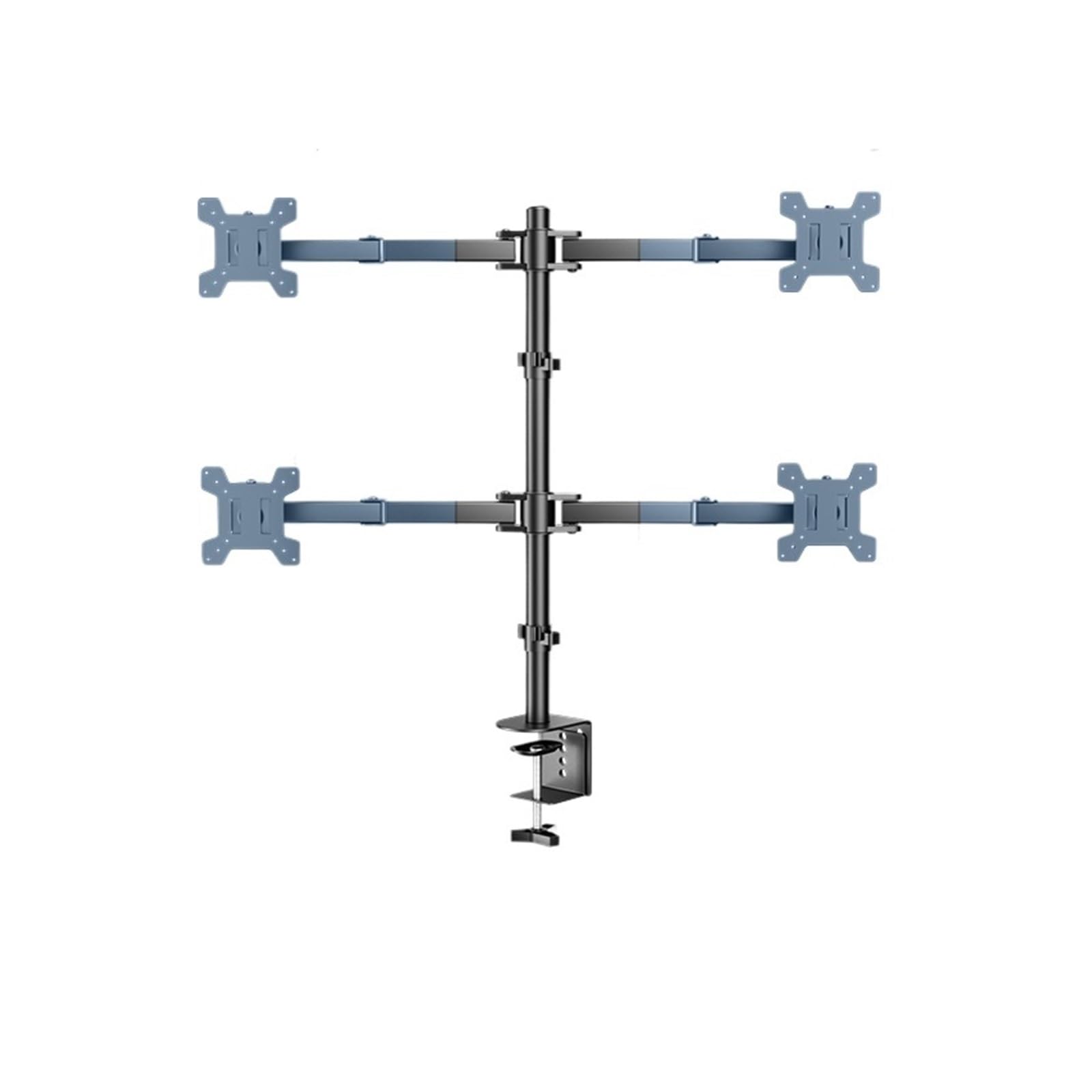 Four-Screen Robotic Arm Two-in-One Computer Desktop Cantilever Mobile Base Without Punching One for Two-Clamp Table Style