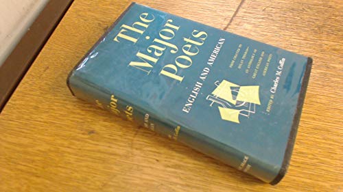 The Major Poets: English and American [Unknown] B000IXMZXE Book Cover
