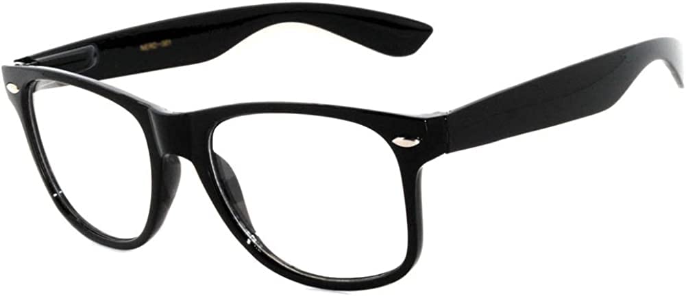 Retro Style Sunglasses 80's Classic Vintage Unisex Nerd Colored Frame OWL ®