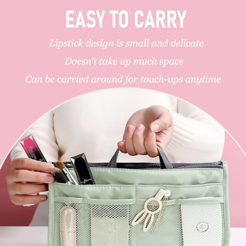 VEROA 4 Colors Matte Liquid Lipstick Lip Gloss Set - High Color High Coverage Creamy Texture Natural Lipstick Lasting Waterproof Non-Stick Cup Pink Lipstick - Vegan Formula - Image 7