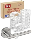 UTILISATION FLEXIBLE : Le protege porte maison reste bien en place et se retire sans laisser de traces – Astuce : chauffer dans l'eau chaude pour plus d'élasticité (attention aux doigts !)