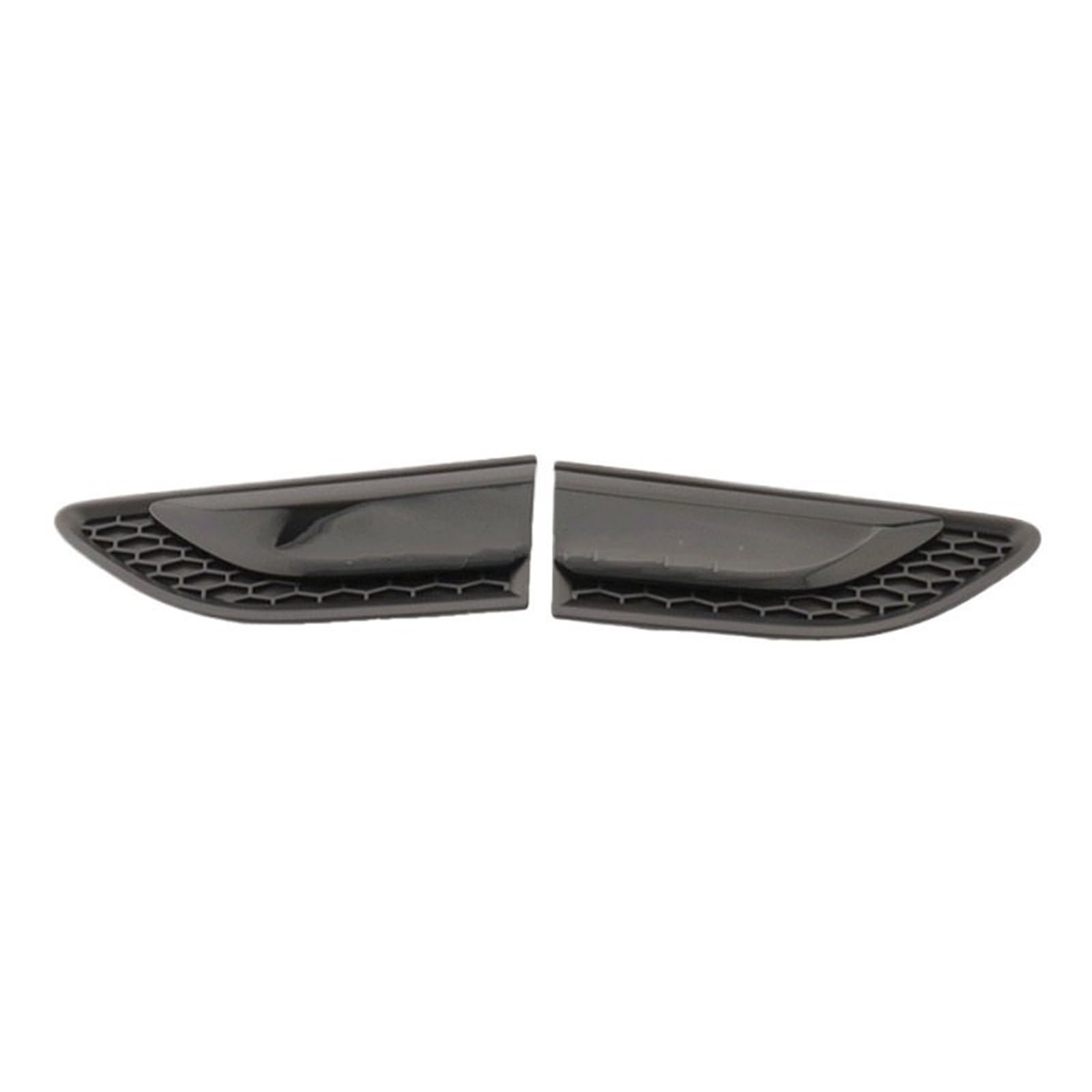 EJUOYO Side Vent Decor Sticker Fit For Land Rover Discovery Sport L550 2015-2021 Front Side Fender Grille Vent LR066243 LR066244 Car Fender Side Vents(1Pair Black)