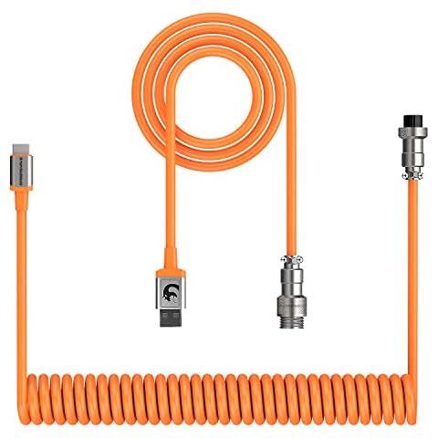 Cable de teclado en espiral USB-C a USB-A Cover