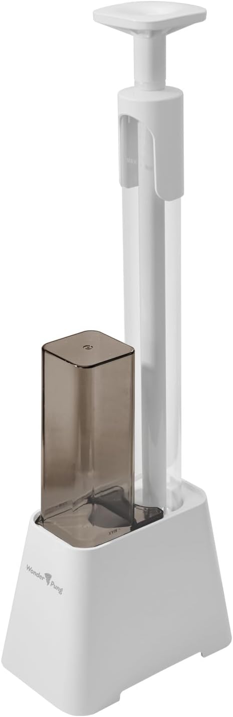 Water Jet High Pressure Multiuse Air Drain Blaster Toilet Plunger (Floor Stand Package)