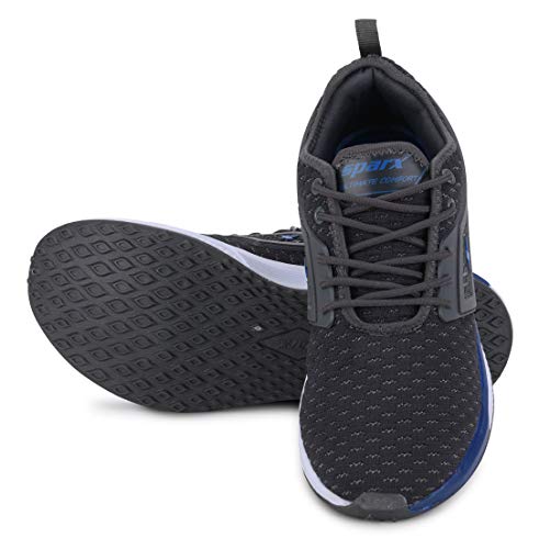 Image of Sparx Men's Sm-460 Grey Royal Blue Running Shoes (SX0460GGYRB0007)