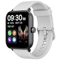 Smart Watch for Men Women with Bluetooth Call White