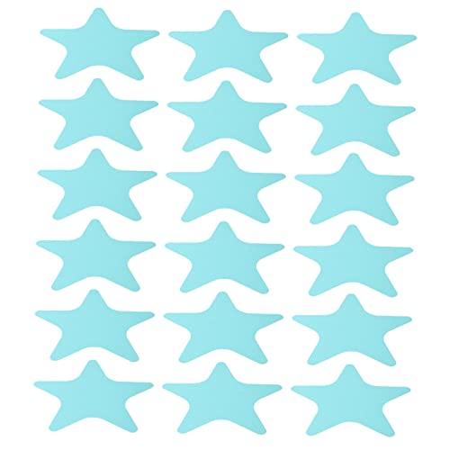 Happyyami 20Pcs Pentagram Design Slip Bathroom Stickers for Tub Shower Non Slip Floor Decals Easy to Install Ground Stickers for Safety Bathroom Kitchen