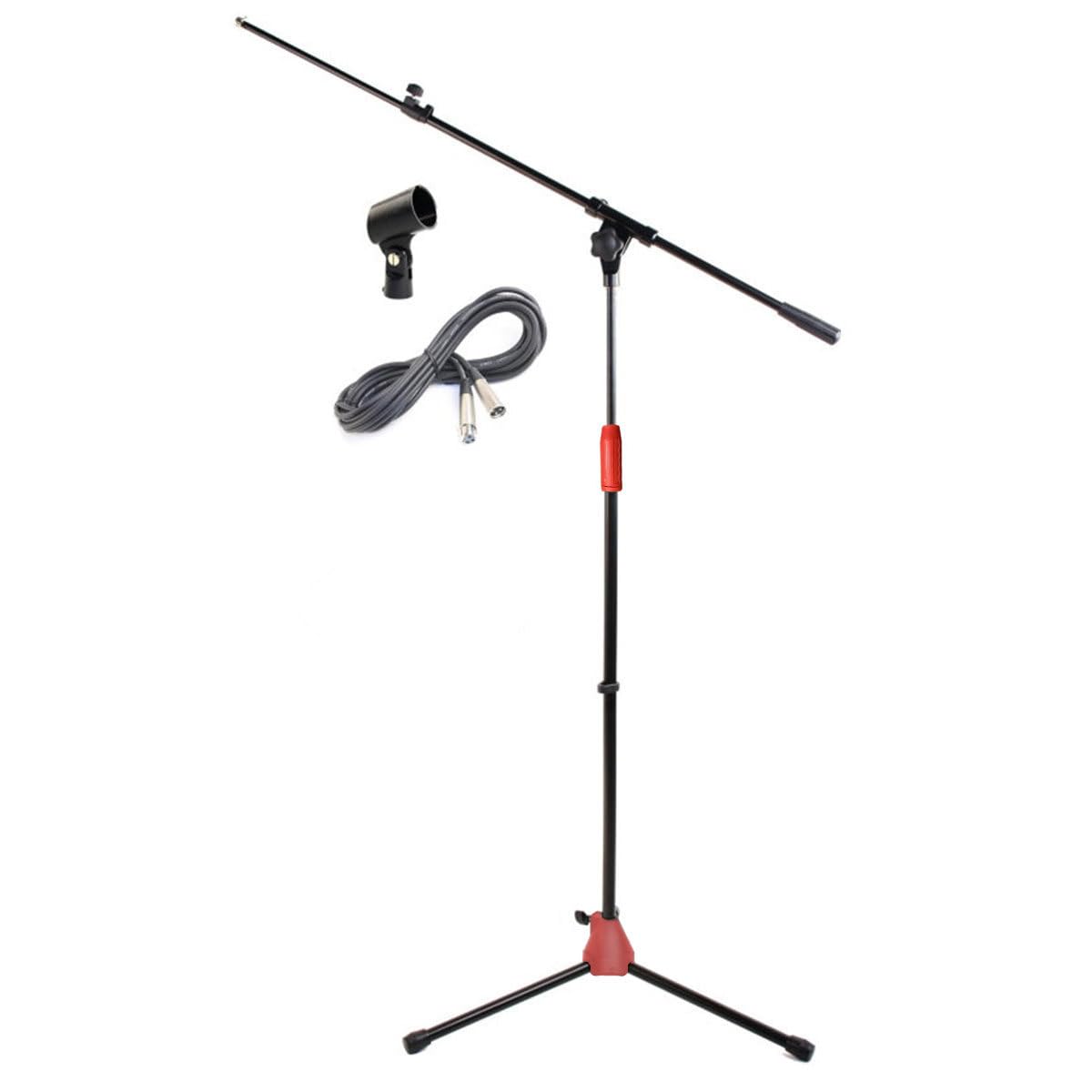 Amazon.com: GRIFFIN Mic Stand with Boom Arm, XLR Cable & Mic Clip
