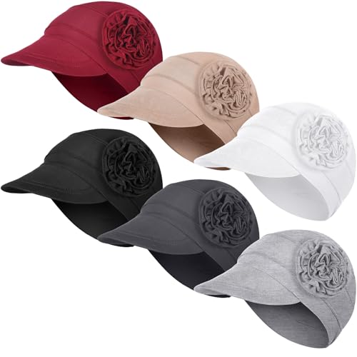 JenPen 6 Pcs Women’s Breathable Bamboo Cancer Headwear