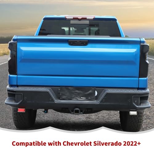 RT-TCZ Tail Light Lamp Cover Trim Decoration Accessories Compatible with Chevrolet Silverado 2019 2020 2021 2022 2023 2024 2025,Smoked Black by RT-TCZ - Image 7
