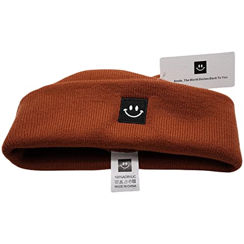 Image of 55cube Knit Beanie Hat Cuffed Plain Skull Cap for Men Women