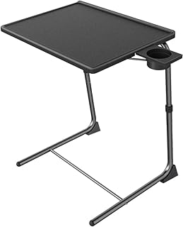 Arfan Adjustable TV Tray Table - TV Dinner Tray on Bed & Sofa