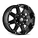 Mayhem 8030 Chaos Custom Wheel - 20" x 9", -12 Offset, 5x127 Bolt Pattern, 87mm Hub - Matte Black Rim Matte Black Rim