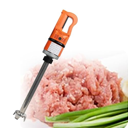 Licuadora de inmersión de mano comercial con motor sin escobillas de 500 W/1000 W, 300 mm/450 mm de alta velocidad, de acero inoxidable 304.(300mm)