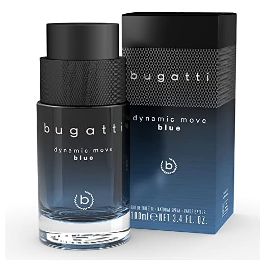 Bugatti Parfüm 100ml I Zitrisch-aromatisches Eau de Toilette I Herren-Duft mit belebender Kombination aus Lavendel, Zitrone & Moschus I Dynamic I Move I Blue I maritim, frisch & sinnlich-warm