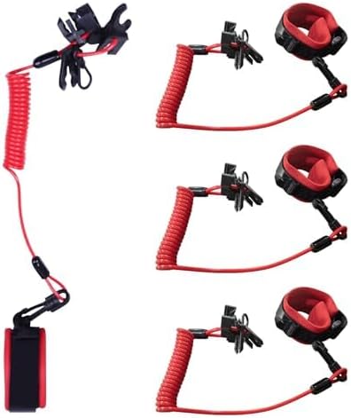 4 cordones para interruptor de barco con correa de muñeca de repuesto para interruptor de parada de emergencia de barco marino, cordón de seguridad disponible en Yaxa Peru