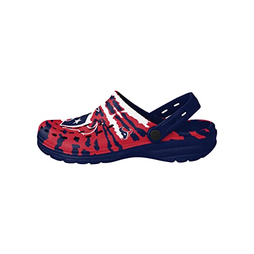 Image of FOCO Mens NFL Team Logo Tie-dye Garden Water Sandals Shoes Slipper Clogs with Strap