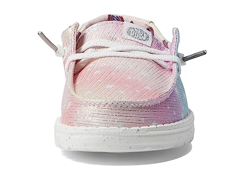 Image of HEYDUDE Toddler Wendy Sparkle | Toddler Loafers | Kids Slip on Shoes | Comfortable & Light-Weight