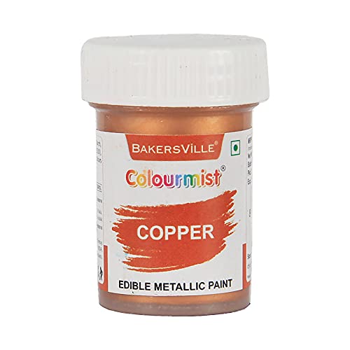 See full amazon price history chart for Colourmist Edible Metallic Paint (Copper), For Cake/Icing/Fondant/Craft, 20Gm Colourmist Edible Metallic Paint (Copper), For Cake/Icing/Fondant/Craft, 20Gm (B09FSRGQCF) Amazon Price History, Amazon Price Tracker