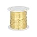 nbeads Fil en Cuivre Plaqué Or de 8 M/Rouleau de 0,8 mm pour Bijoux, Artisanat, Fabrication de Modèles, Emballage de Jardinage, 8M/Roll, 0.8mm in Diameter