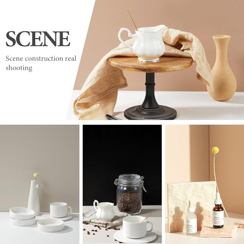 Image of 2-Sided 2 PCS Morandi Photo Backdrop Boards, Flat Lay Food Photography Background, Durable Waterproof Product Photography, 24x24 Inch, BEIYANG