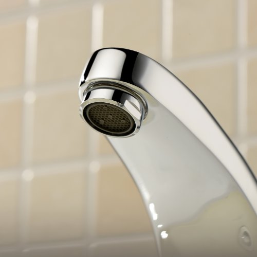 Deck Mount Solid Brass Auto Sensor Bathroom Sink Faucet with Automatic Sensor Chrome Bath Tub Faucet Unique Designer Vanity Plumbing Fixtures Roman Tub Faucets Lavatory Glacier Bay Faucets