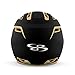 Boombah DEFCON Batting Helmet Sleek Profile Black/Vegas Gold - Size Senior 7
