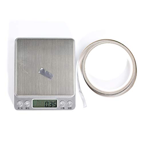 SummerHouse 3/8'' x 197'' Squash Tennis Racquet Pickleball Paddle Racket Lead Tape Weight Silver Self-Adhesion Golf Clubs Head SwingWeight 0.35g Per Inch - Image 6