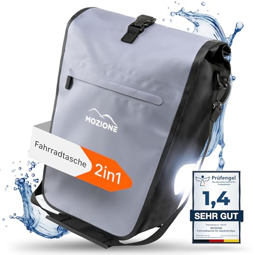 Mozione Fahrradtasche für Gepäckträger - 28L Fahrrad...