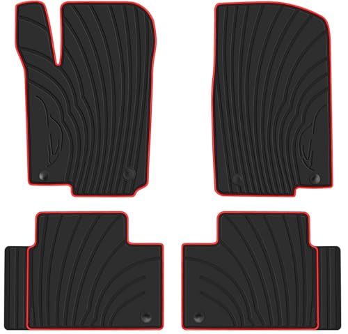 San Auto tapete para Piso de Coche para Mercedes-Benz GLE Custom Fit, Alfombrillas de Goma para Todo Tipo de Clima, Resistente y sin Olor