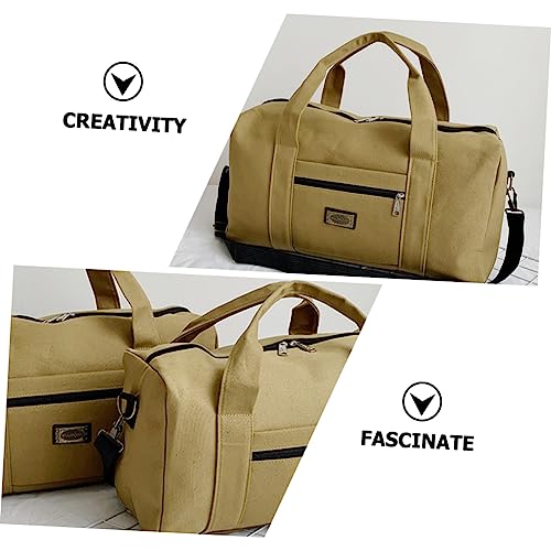 Large Capacity Travel Bag Waterproof Canvas Gym Bag for Men Multifunctional Luggage Tote for Sports Fitness and Outdoor Activities2