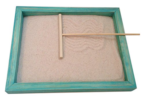 Mini Zen Garden Tool Rake Set, 6 Pieces, Rakes, Drawing Stylus, Sand Smoothing Push Rake #TOP2