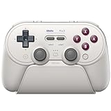 8BitDo Pro 3 Bluetooth Gamepad, Compatible with Switch 1/2, PC, Apple, SteamOS, Android, TMR Joysticks, Hall Effect Triggers, Magnetic Buttons (G Classic)