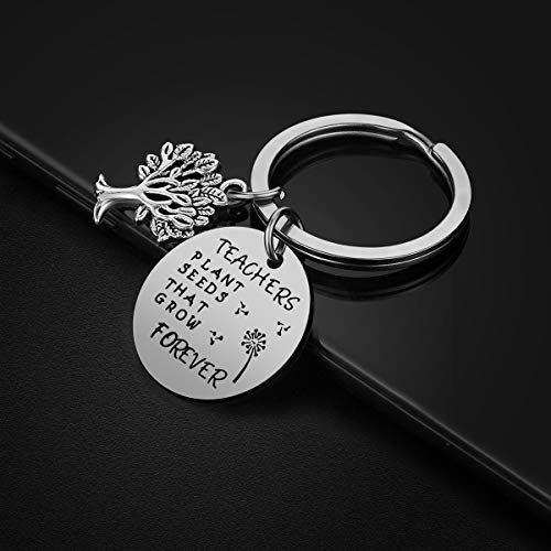 iJuqi Teacher Appreciation Gifts for Women - Teachers Plant Seeds That Grow Forever Keychain for Christmas Birthday - Image 4