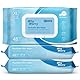 WhyWorry Feuchtes Toilettenpapier Spülbar, 20x25 cm Extra Groß Feuchttücher Toilette mit Kamille & Vitamin E, Reinigungstücher für Erwachsen, 100% Pflanzlich, Wiederverschließbar, Meer, 144 Stück