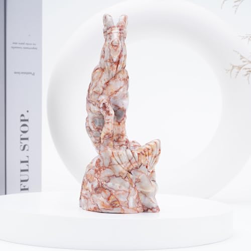 Estatua de Cristal Obsidiana Capricornio Natural Tallada miniatura 4
