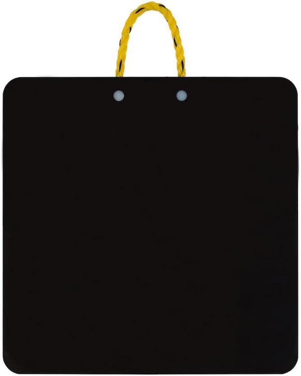 Buyers Products OP242415 HDPE Poly Outrigger Pad 24x24x1.5 Inch, Heavy Duty Jack Pad for Utility Trucks, Cranes, RV Accessories, Lightweight Non Slip Pad with Rope Handle for Trailers & Campers