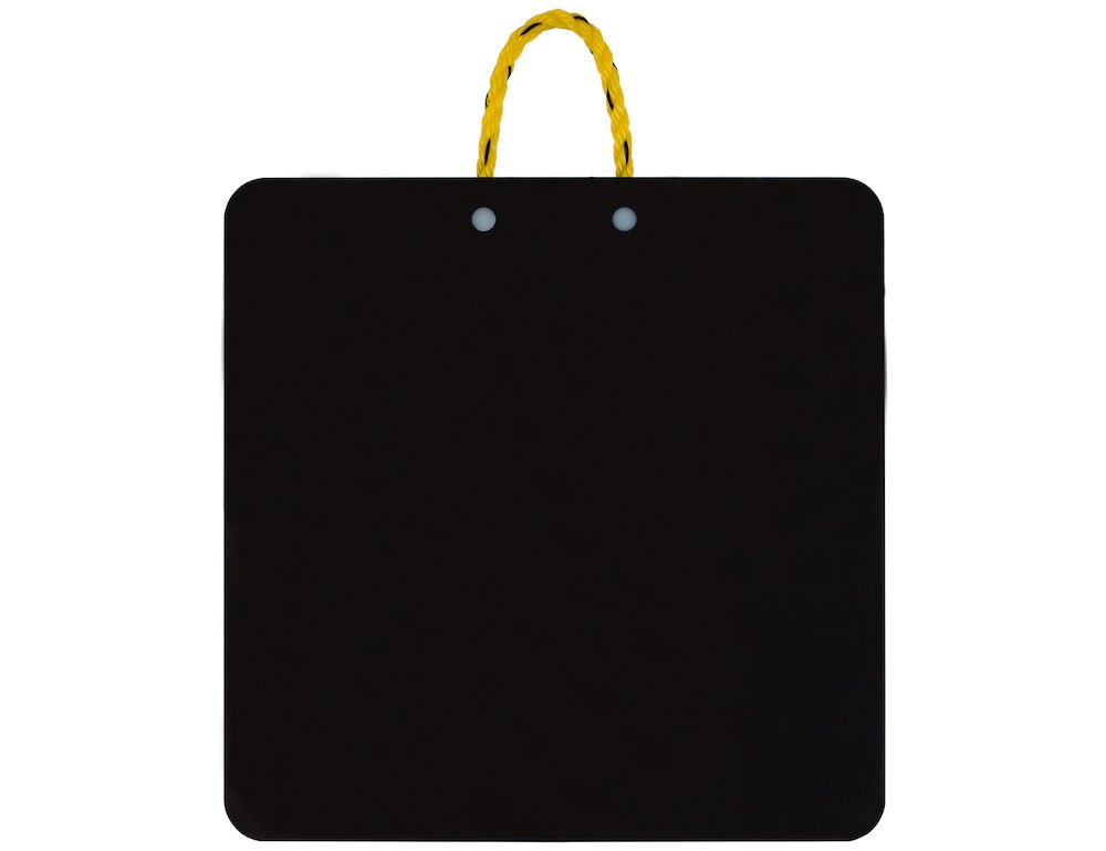 Buyers Products OP242415 HDPE Poly Outrigger Pad 24x24x1.5 Inch, Heavy Duty Jack Pad for Utility Trucks, Cranes, RV Accessories, Lightweight Non Slip Pad with Rope Handle for Trailers &amp; Campers