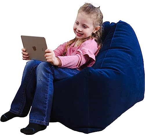 BouncyBand Peapod Comfy & Cozy Inflatable Chair – Provides Sensory Relief & Compression for Kids Aged 4-10 – Pump Included