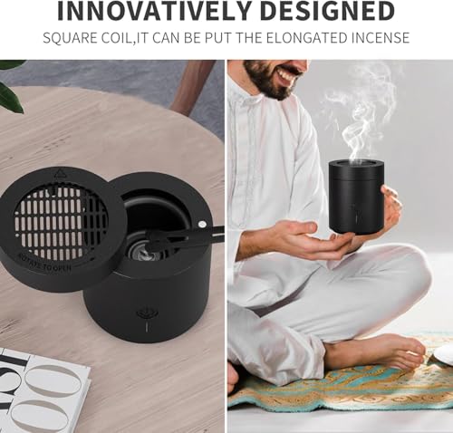 Diffuseur d'arômes électronique anti-odeur pour maison avec brûleur d'encens USB