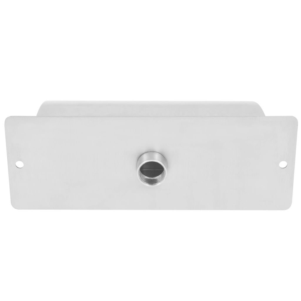 Tidyard Fontaine de piscine cascade en acier inoxydable 30 x 9 x 26 cm argent pour piscine ou étang