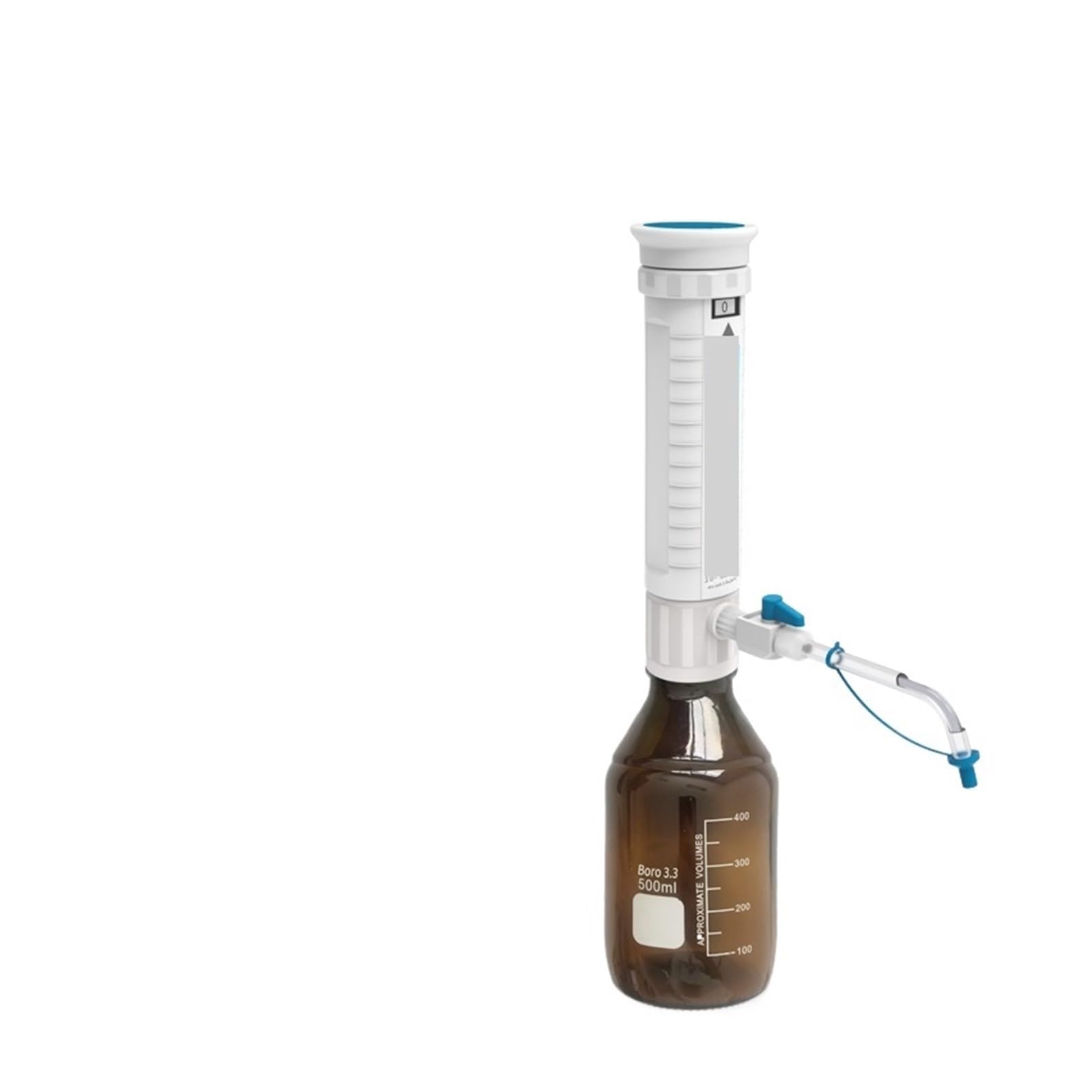 Flaschenaufsatzspender, verstellbarer quantitativer Laborspender, autoklavierbare Laborausrüstung mit Flasche(2-10ml)