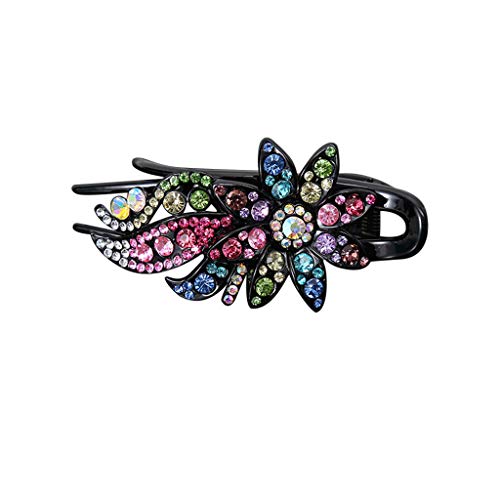 Fleur Cheveux Dovetail Design Flexible Femmes Clip Clip Accessoire Cheveux Mode Bandeaux Femmes, multicolore, Taille unique