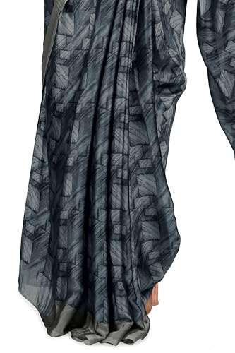 Image of MIRCHI FASHION Women Saree Floral Printed Chiffon | Breathable Lightweight Summer Sari for Office and Daily Use with Unstitched Blouse (Available in 20 Styles)