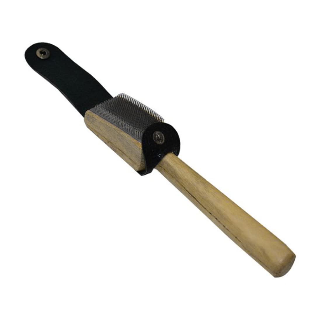 Spazzola Per Scarpe Da Ballo - Legno E Scamosciato | Pulizia Suola Metallica - Foto 5