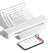 Stampante Portatile A4 ASPRINK P831 - Senza Inchiostro, Bluetooth - Per Carta Normale/Termica - Verde - Foto 2