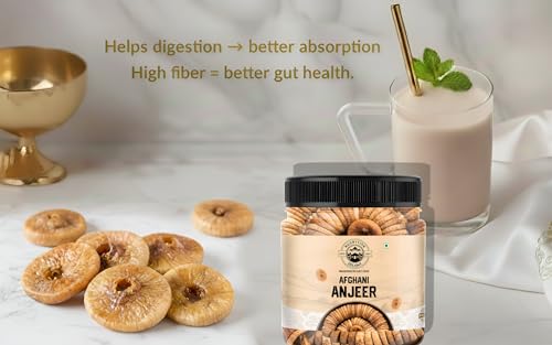 Image of Premium Dry Figs (Anjeer) 500g | Soft & Fresh, High Fiber Dry Fruits | Natural Sweetness | Best Value Pack | Hygienically Packed by Nudrytion Delight