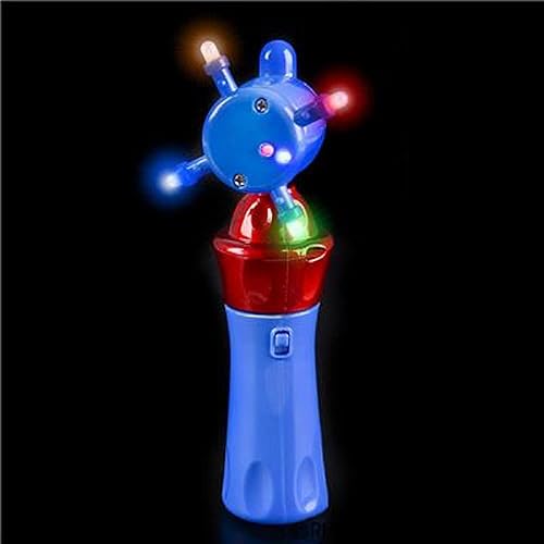 Miniatura 6 de Varitas giratorias de orbiter con luz LED de 7 pulgadas (paquete de 2) 1 azul + 1 rojo. Baterías incluidas. Juguete giratorio para niños, niñas,