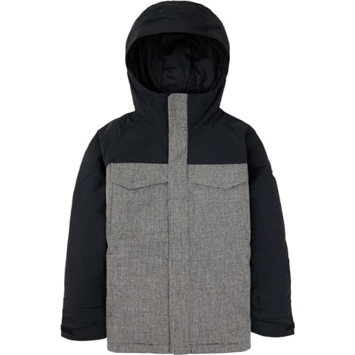 Burton Covert 2.0 2L Insulated Snowboard Jacket (Boy's), True Black/Bog Heather, Large
