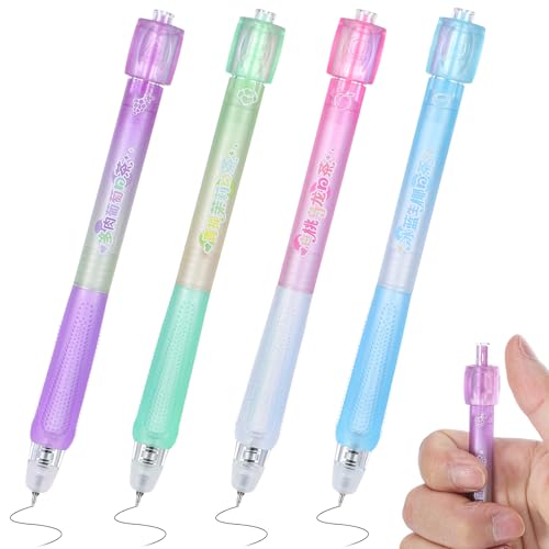 4 Pcs Bolígrafo Fidget con Tinta Negra y Agarre Texturizado miniatura 1